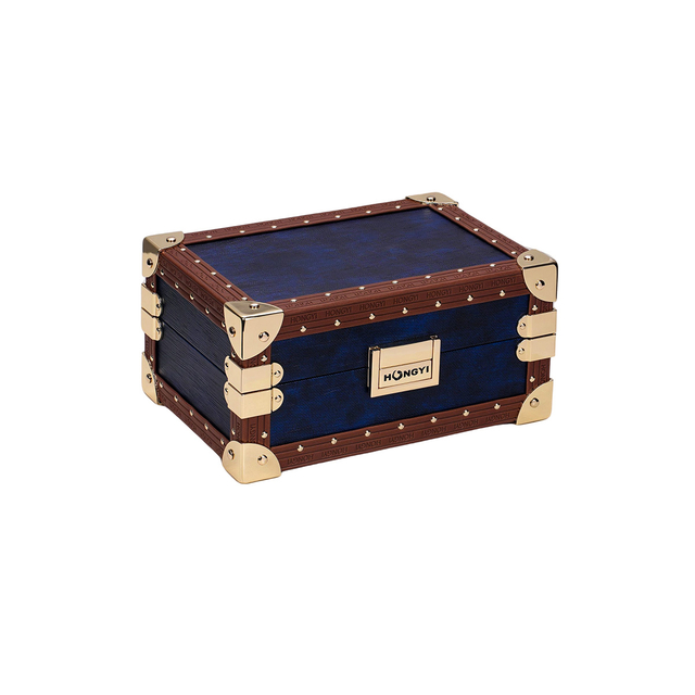 Boîte de montre unique en cuir PU personnalisée pour cadeau