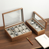  Boîte de rangement de montre en noyer vintage pour cadeau